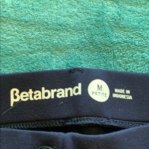 Betabrand petite navy blue pants